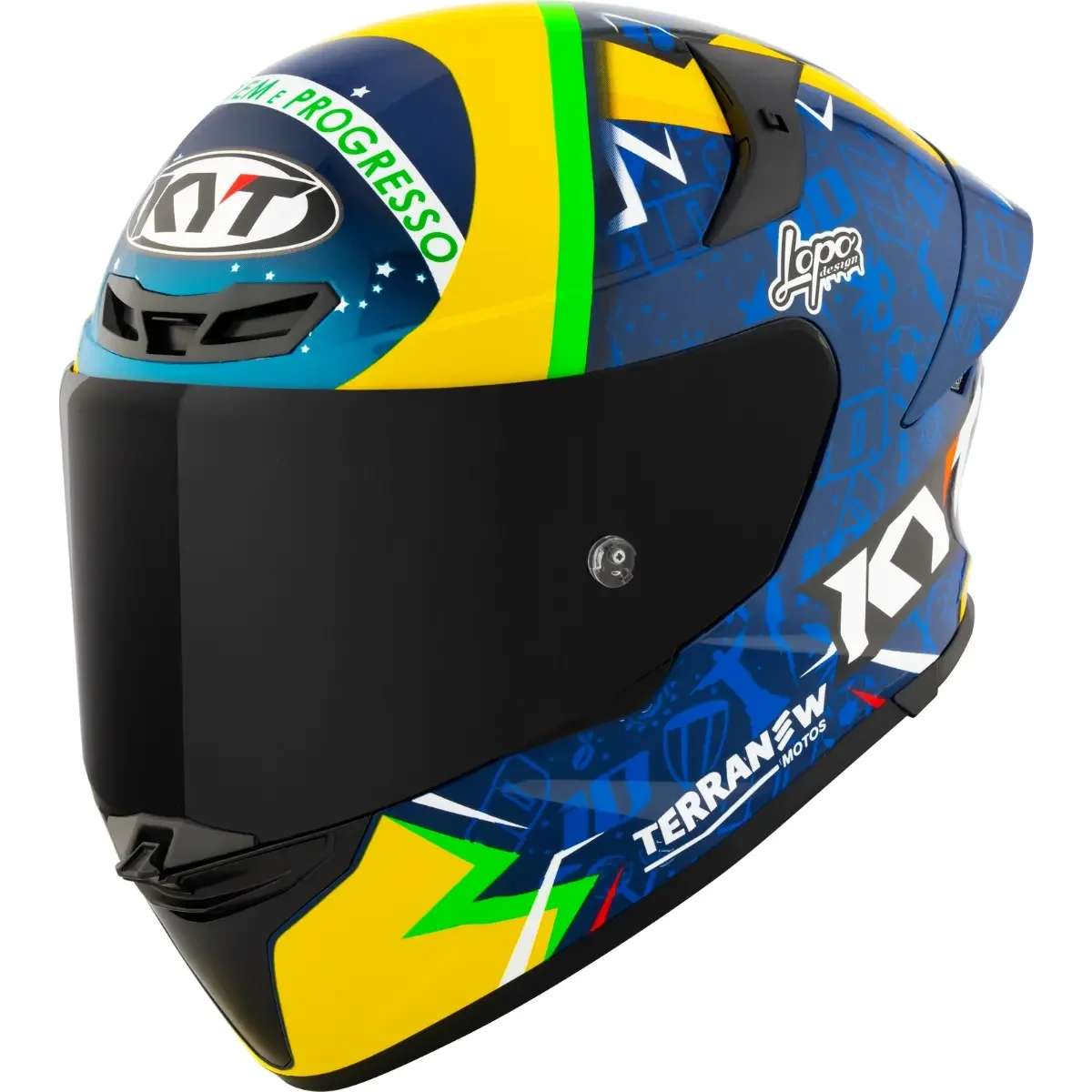 Capacete KYT TT Revo Diogo Moreira 2024 - Spinelli Motos Boutique